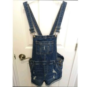 Jean Short Overalls- Urban Planet
